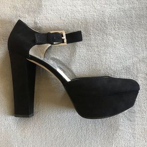 Michael Kors Suede Block Heel